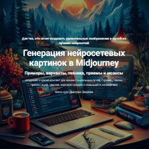 [Дмитрий Зверев] Генерация нейросетевых картинок в Midjourney (2025)
