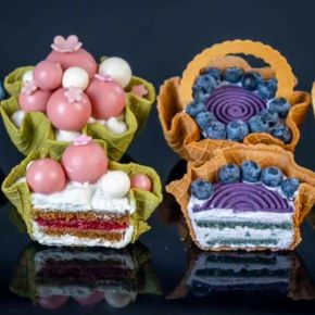 [Pastry-school] Вафельные корзинки с начинкой (Елена Крохмаль)