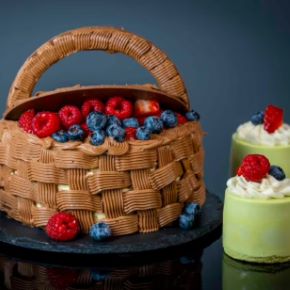 [Pastry-School] Торт Лукошко + Пирожное Мята-Ягоды. Тариф Всё включено (Елена Крохмаль)