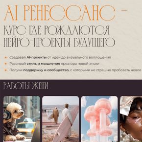 [Jeforel] AI Ренессанс - курс, где рождаются нейро-проекты будущего. 1 поток (Женя Шубина)