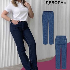 [Алина Шаймуратова] Женские джинсы Дебора. Размер 40-52. Рост 164 (2026)