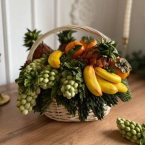 [zefir_buton] Зефирная флористика. Фруктовая корзина